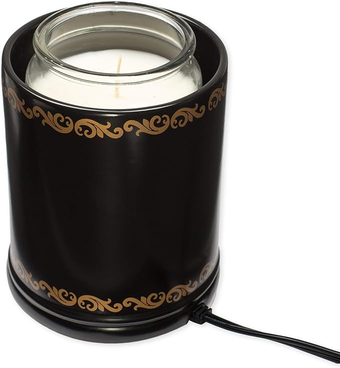 Elanze Designs Faith Hope Love Ceramic Stoneware Electric Large Jar Candle Warmer