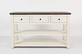 Jofran Madison County Sofa Table, 50'' Console, White