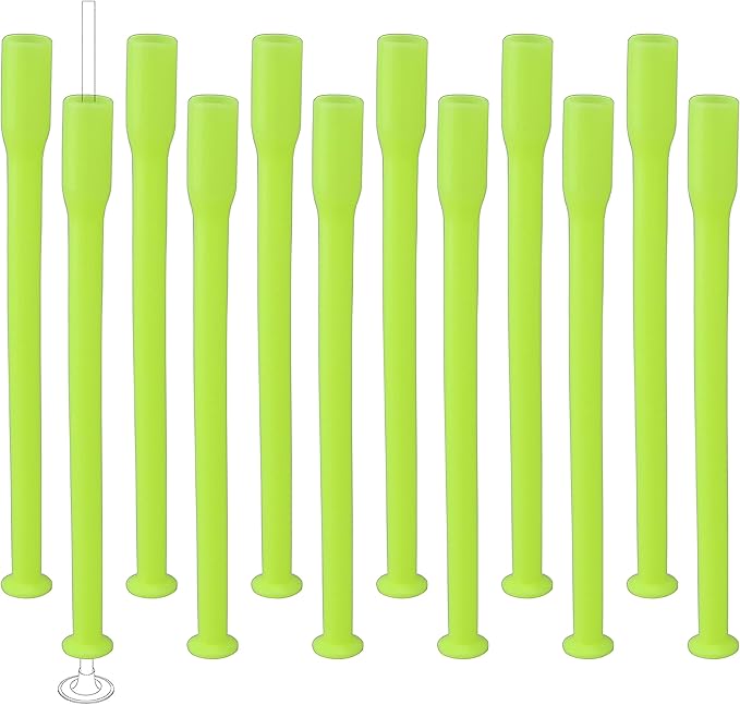 MILIVIXAY 12pcs Candle Wick Placing Tubes Wick Centering Tool for Candle Making.