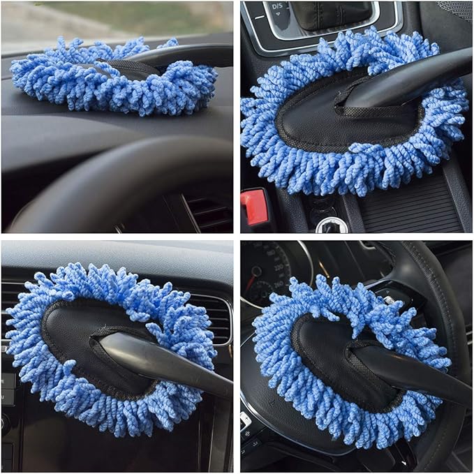 (3 Pack) Microfiber Car Duster Exterior Scratch Free, Extendable Handle Interior Multipurpose dust Cleaning Duster for car