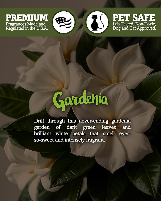 Shortie's Candle Company Pure Gardenia Wax Melts Multi Pack - Formula 117-2 Highly Scented 3 Oz. Bars - Made with Essential & Natural Oils - Flower & Floral Warmer Wax Cubes