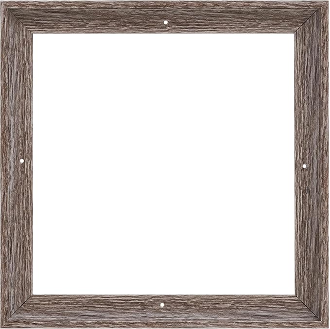 Pixy Canvas Floater Frame 42x42 for 3/4 (0.75) inch Deep Canvas Paintings/Canvas Prints/Wood Canvas Panels/Wall Art/Wall Decor/Home Decor/Artwork (Gray Oak, 42 x 42 inch, Square)