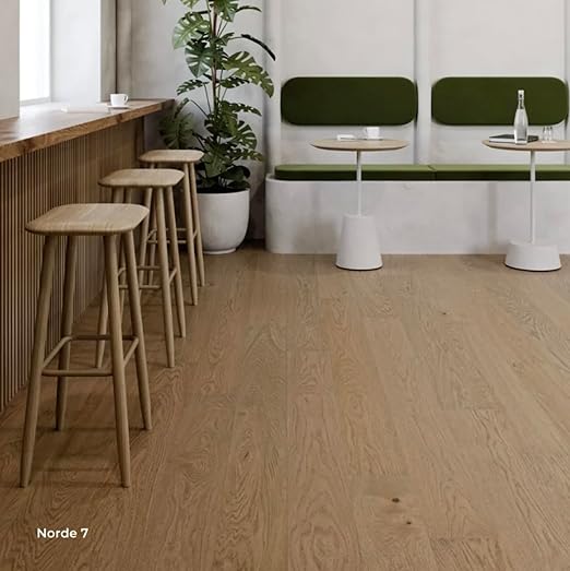 Flooret Engineered Hardwood Plank Flooring Silvan 7" Bestsellers Sample Kit | 5 Pieces of 12" Cut Samples from Real Planks | DIY Click or Glue Installation, Real Wood Wear Layer, and Scratch Resistant