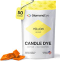 Yellow Candle Dye - Made in The USA - Premium Colorants - Highly Concentrated - Popular Colors for Paraffin or Soy Wax - Great for Professionals or Hobbyist - 50 Dye Chips