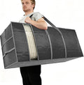 Extra Large Heavy Duty Moving Bags with Reinforced Zipper & Wide Handles, Moisture-Resistant Storage Bins Packing Cubes for Clothes, College Dorm, Travel, and Home Organization