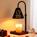Funistree Candle Warmer Lamp with Timer Dimmable, Anniversary Birthday Wedding Gifts for Women Men Couple, Adiustable Height Candle Warmer Black Candle Lamp