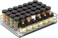 Pull-Out Cabinet Spice Rack Organizer - Slim Slide-Out Storage for Spices, Bottles & Jars, Premium Heavy-Duty Steel, Easy Install for Narrow Kitchen Cabinets - 14 ⅜ W x 10 ⅜ D x 2 ¾ H, Chrome