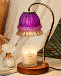 Funistree Flower Candle Warmer Lamp with Timer, Wax Warmer, Height Adjustable, Birthday Gifts for Women, Mom, Sister, Candle Lamp Warmer Gifts, Electric Dimmable Candle Warmer, Vintage Home Decor