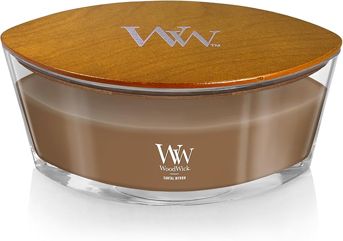 WoodWick Ellipse Candle Santal Myrrh 16 oz.