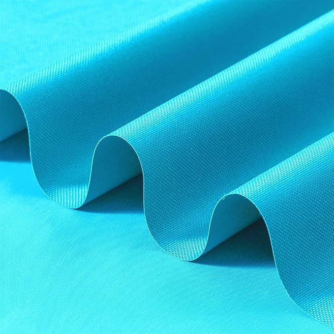 600D Outdoor Waterproof Fabric by The Yard - 59" Wide Turquoise Nylon Fabric for Furniture Covers, Outdoor Chair Cushions, Awnings - DIY Sewing Material (3 Yard)