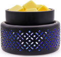 VICTORIA AROMA Ceramic Wax Melt Warmer - 7 Colors Changing LED Light Candle Wax Warmer for Scented Wax, Electric Fragrance Wax Melter for Home, Office, Bedroom Decor, and Gifts