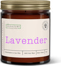 Lavender Scented Candle, Many Scents to Choose from, All Natural Non-Toxic Soy Wax, Handmade in The USA (Lavender)