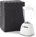 Covermates Keepsakes Blender Cover – Quilted Appliance Protector for Food Processors – Dust & Stain Resistant, Washable Slip‑On Design for Countertop Storage, Black