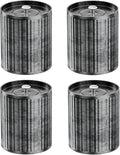 Phinicco Thick 4 pcs 10oz Empty Candle Tins for Candle Making Vintage Style Candle Jars with Lid