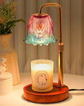 Flower Candle Warmer Lamp with Timer Dimmable, Candles Warming Lamp Height Adjustable, Birthday Gifts for Women, Candle Warmer Light for Jar Candles, Housewarming Gift, House Warming Gifts New Home