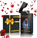 LcFun Electric Lighter USB Rechargeable, Valentines Day Gifts for Him Her, Romantic I Love You Gifts for Boyfriend Girlfriend Wife Husband Valentines Gifts for Men Women Couple