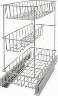 ClosetMaid 32105 Premium Wide 3-Tier Compact Kitchen Cabinet Pull-Out Basket, 8.75-Inch