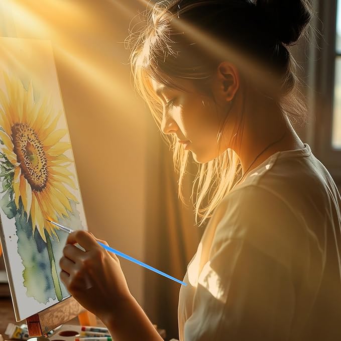 FUKVHIL Paint by Numbers Kit Digital Painting Christmas Candle DIY Oil Painting Drawing Canvas with Brushes Art Decorations 40x50cm
