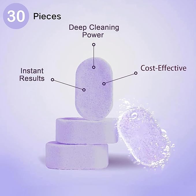 All In One Clean Spray Cleaner for Ovens, All Purpose Cleaning Spray with Concentrated Cleaning Tablets, Cleaners for Instant Stain Removal, Multi-Surface for Bathroom, Kitchen(1 Bottle+30 Tablet)