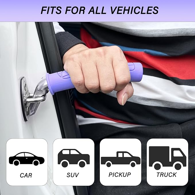 2 Pack Car Door Handle for Elderly Car Handle Assist for Easy Sit to Stand Assistance Auto Grab Bar Cane Support Aid Portable Assistive Device for Seniors and Handicap - Best Gifts for Elderly