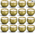 qinxiang Scented Candles Gifts Set,16 Pack Natural Soy Wax Travel Tin Jar Candles for 2.5 OZ Aromatherapy Candles for Family Gatherings, Festive Candles