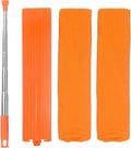 Retractable Gap Dust Cleaner Brush with Long Handle 30 to 100 inches, Cleaning Tools with 2 Microfiber Dusting Cloths, Extendable Duster for Cleaning Under Refrigerator Sofa Couch Bed Furniture