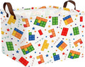 Kid Cute Nursery Storage Basket Baby Toy Clothes Storage Bin Playroom Bedroom Decor Basket(Building Blocks)