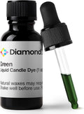 Green Liquid Candle Dye (1 oz) - Made in the USA - Safe and Easy to Use - Pure and Simple Ingredients - Candle Making Supplies for Soy, Paraffin, Palm or Gel Wax - 10 Vibrant Colors to Choose from