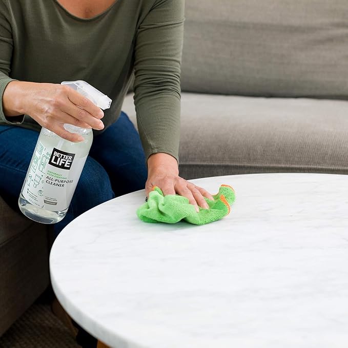 Better Life All Purpose Cleaner - Multipurpose Home and Kitchen Cleaning Spray for Glass, Countertops, Appliances, Upholstery & More - Multi-surface Spray Cleaner - 32oz Unscented