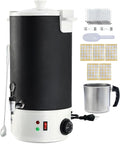 TCFUNDY Wax Melter for Candle Making 10L Black, Electric Non-Stick Candle Wax Melter Pot 10L, DIY Candle Making Kit for Adults, Soy Wax and Beeswax Candle Maker