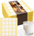 RAINFLOW 720 Pcs Candle Wick Stickers - Candle Making Kit,Candle Making Supplies,Double Sided Stickers with The Little Tail for DIY Homemade candlemaking,Hot Wax Stickers for Candle Making