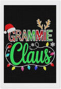 AIVKIEJK Diamond Painting Kits for Adults - Grammie Claus Grandma Christmas Xmas Painting DIY 5D Full Drill Diamond Dots Paintings with Diamonds Gem Art and Crafts Home Decor 8"x12"