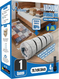 Mattress Vacuum Bag for Moving,Mattress Vacuum Seal Bag with Straps, Heavy Duty Mattress Storage Bag,((1 Queen/Full/Full-XL)