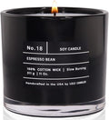 Lulu Candles | Espresso Bean | Luxury Scented Soy Jar Candle | Hand Poured in The USA | Highly Scented & Long Lasting,11 Oz.