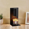Black L-Shape Candle Warmer Lamp with Timer Dimmable, New Home Decor for Bedroom, Office, Modern Living Room, Christmas Birthday New Year Gift for Women Man