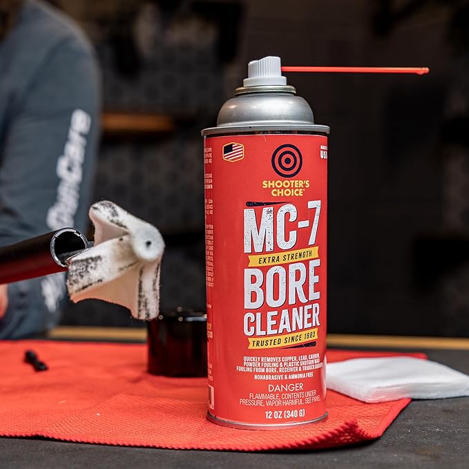 Shooter's Choice Otis Technology Mc#7 Extra Strength Bore Cleaner Aerosol Can, 12 oz, multi (MC7XT)