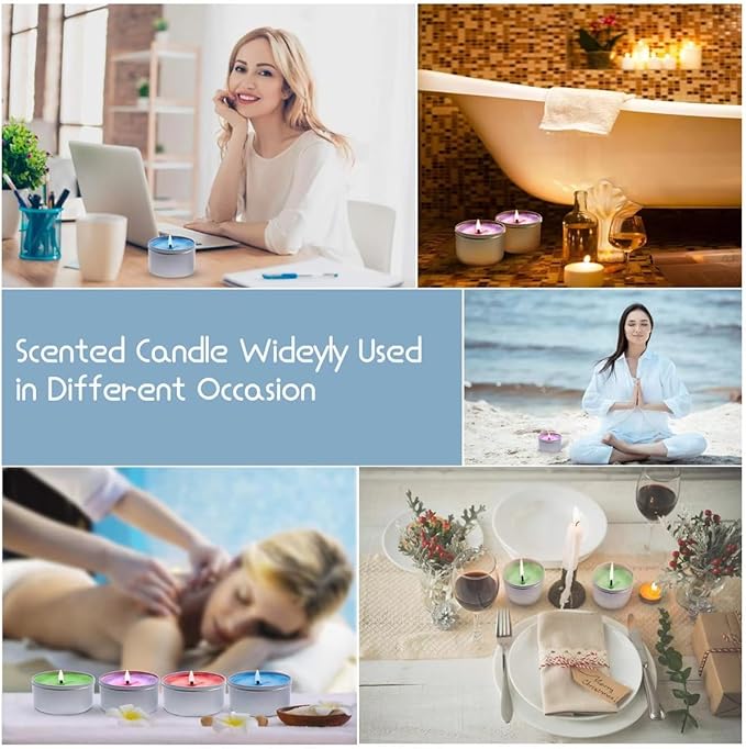 Omana Candle Making Kit for Adult Beginners Make Your Own Candles with DIY Starter Set Premium Soy Wax Maker All in Pack Easy Supplies Accessories Guide Aromatherapy Gift