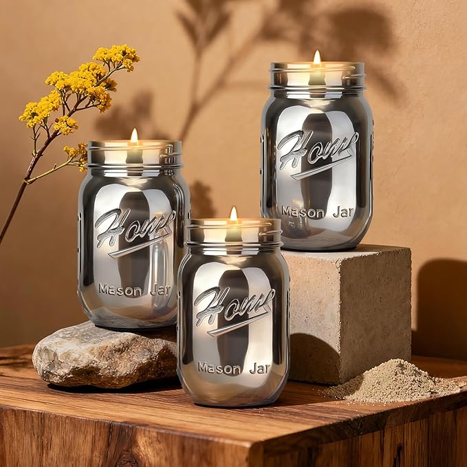 Scented Candle Smoke Gray Sands Scented, Classic 22oz Large Jar Single Wick Candle, Over 110 Hours of Burn Time, Perfect for Creating Relaxing Atmosphere (Black Cedar and Juniper)