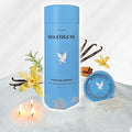 Vanilla Scented White Pearled Candle 18oz Luxury Sand Candle Granulated Wax - 30 Cotton Wicks – Wax for Candle Making Decorative Candles Smooth and Clean Burning Lasts up to 120 Hours