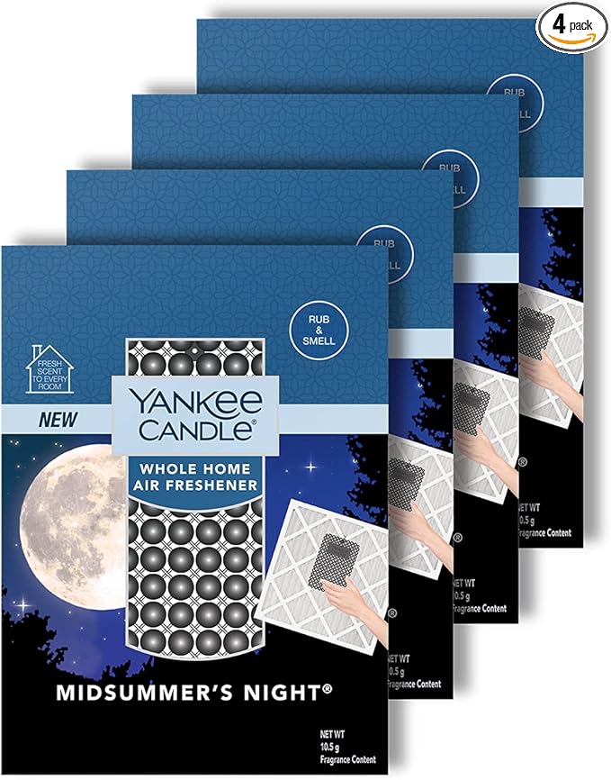 Yankee Candle Midsummer's Night Whole Home Air Freshener (Pack of 4)