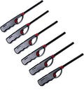 6 Pack BBQ Grill Lighter Casings Refillable Butane Gas Candle Fireplace Kitchen Stove Long
