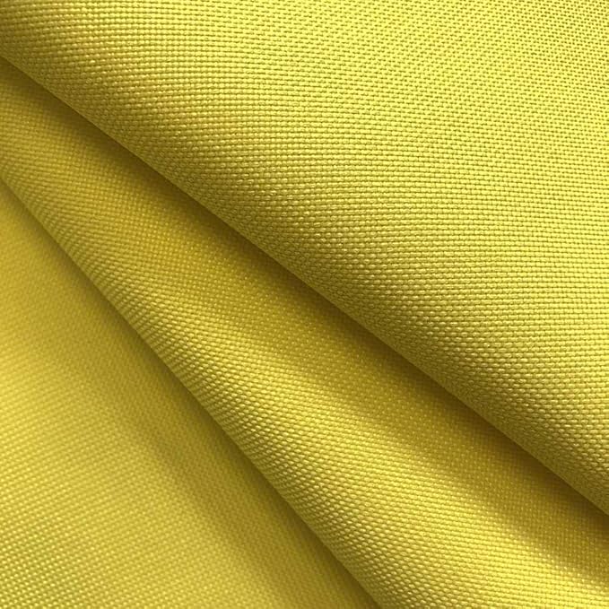 Ottertex Canvas Fabric Waterproof Outdoor 60" Wide 600 Denier Sold by The Yard (3 Yard, Yellow)