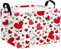 Valentine's Day Basket Gift for Empty Cute Heart Large Storage Bin for Kid and Baby Room Décor (Love Arrow Heart)