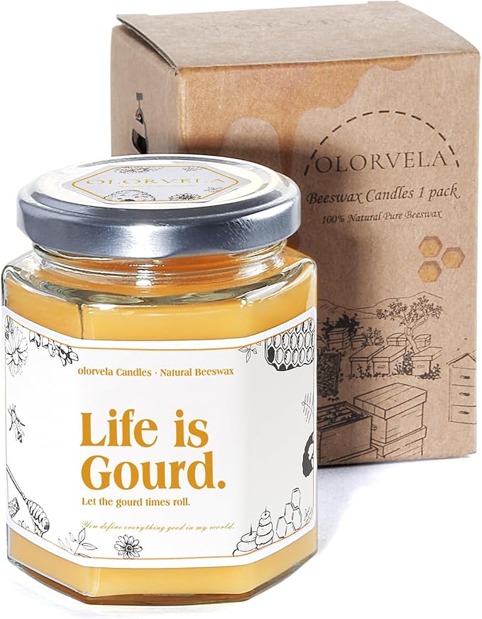 Gifts for Women - Pure Natural Beeswax Candles, Personalized Gifts for Women, Men, Mom, Dad, Sister, Teacher, Friends