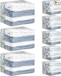 TAILI 8 Pack Vacuum Storage Bags, Cube Space Saver Bags Combo(3 Jumbo +5 Medium), Vacuum Seal Bags for Bedding, Clothing, Comforters, Blankets, Closet Oragnizaer and Space Saving