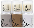 Lulu Candles | Jasmine, Oud & Sandalwood, Tobacco Spice & Vanilla, Blood Orange & Grapefruit | Luxury Scented Soy Jar Candle | Hand Poured in The USA | Highly Scented (Gift Set 3 PC - 2.7 Oz Votives)