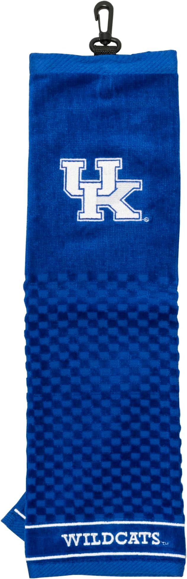 Team Golf NCAA Kentucky Wildcats Embroidered Golf Towel Embroidered Golf-Towel, Checkered Scrubber Design, Embroidered-Logo (Pack of 6)