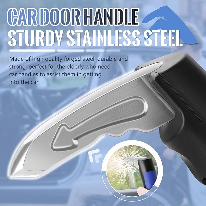 Car Door Handle for Elderly Car Handle Assist Support, Portable Auto Grab Handles for Handicap Seniors