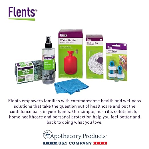 Flents Glasses Cleaner Wipes, 75 Count, Eyeglass Cleaning Wipes, Pre-Moistened, Individually Wrapped, Smudge & Streak-Free Lens Wipes for Glasses & Sunglasses, Safe for AR Coated Lenses