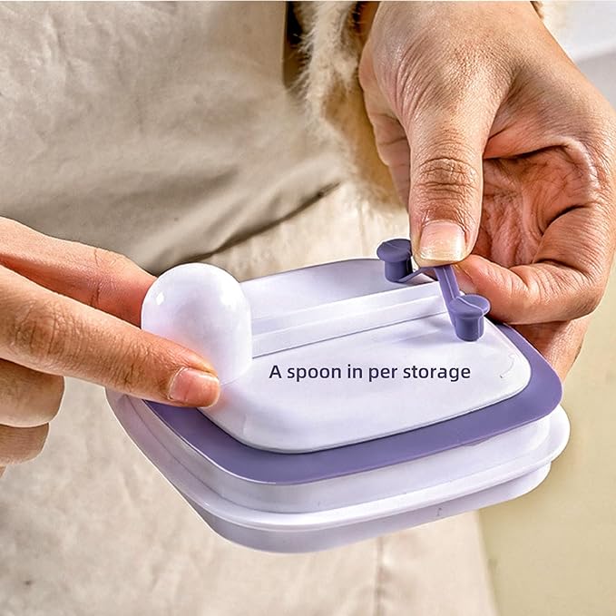 Food Airtight Containers storage with Lids 3 Pack One Button Open/POP UP/Kitchen Storage Organization for Coffee Tea Brown Sugar Cereals 950ml x 3